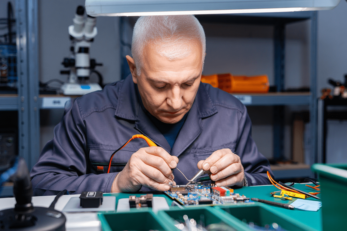 Процесс ремонта техники DJI в dji-fix